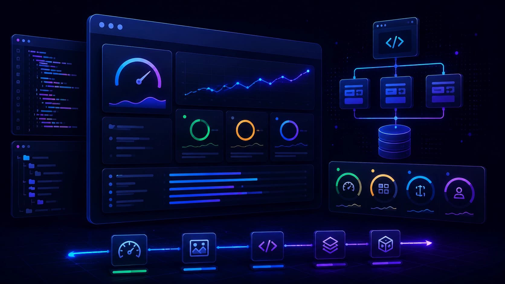 Website performance optimization and maintainable code architecture