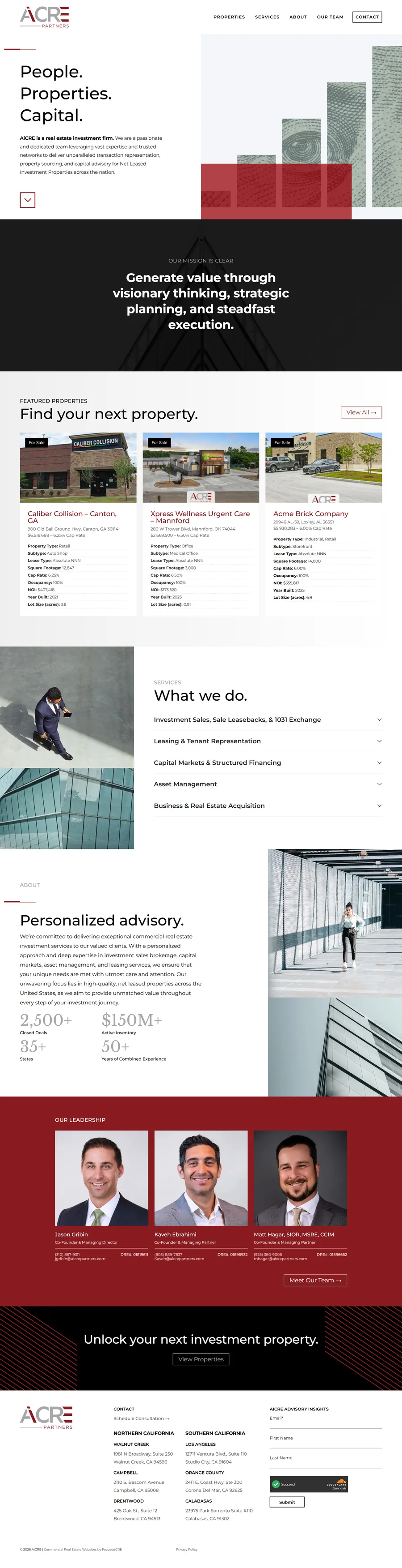 AiCRE Partners website preview