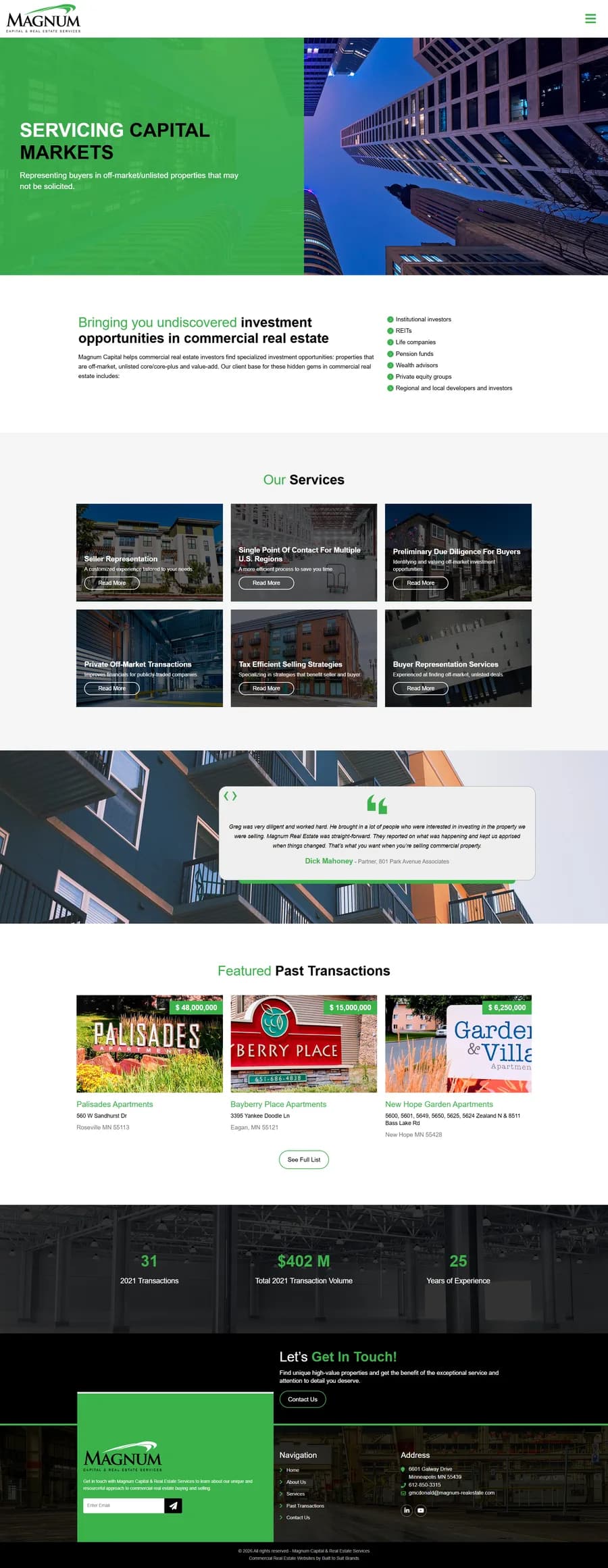 Magnum website preview